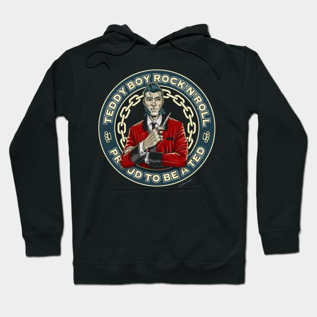 Teddy Boy Hoodie by nanobarbero